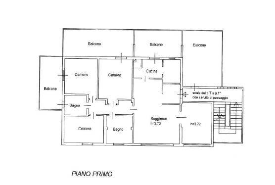 Foto 18 - Appartamento ss adriatica, Senigallia - planimetria 1