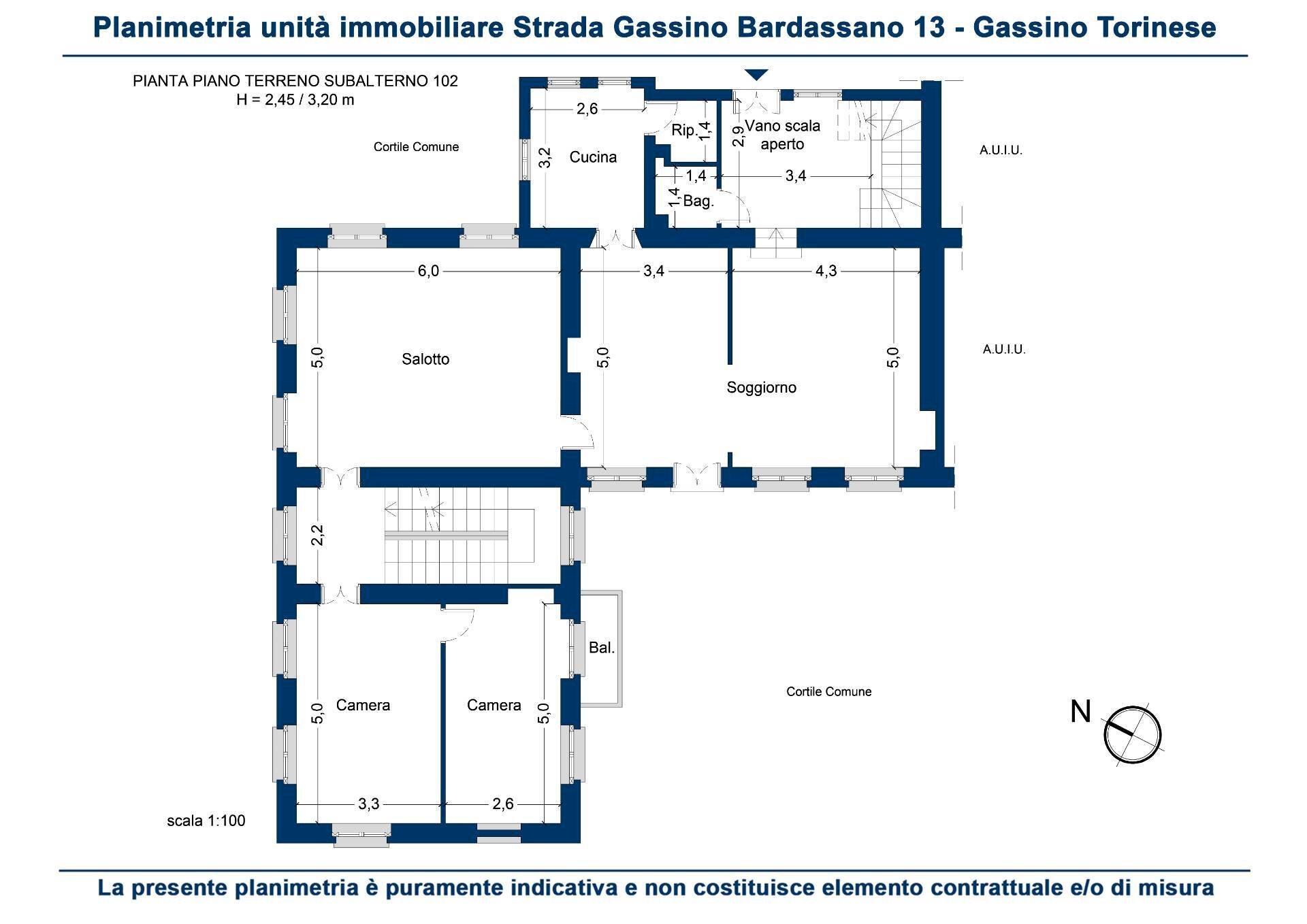 Foto 36 - Casa indipendente strada gassino bardassano
 
13, Gassino Torinese - planimetria 1