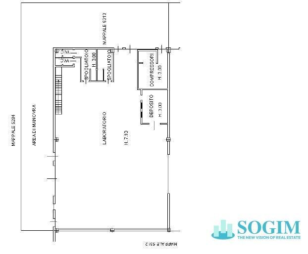 Planimetria - Capannone Via caduti di nassirya
 
12, Binago - planimetria 1