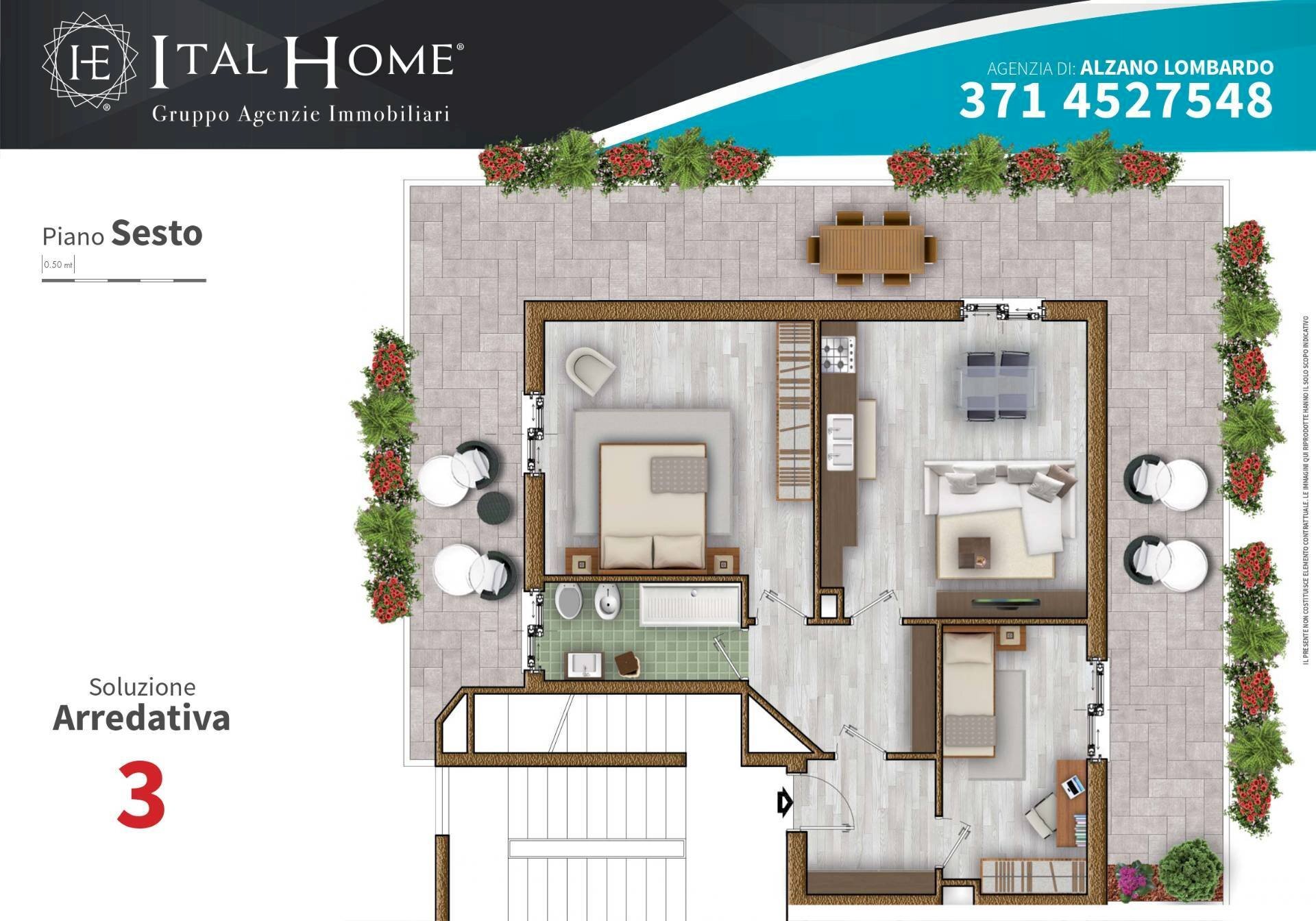 Foto 2 - Attico piazza Papa Giovanni XXIII, Torre Boldone - foto 2