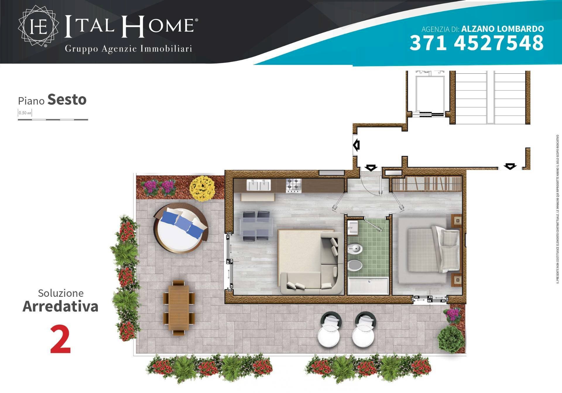 Foto 3 - Attico piazza Papa Giovanni XXIII, Torre Boldone - foto 3