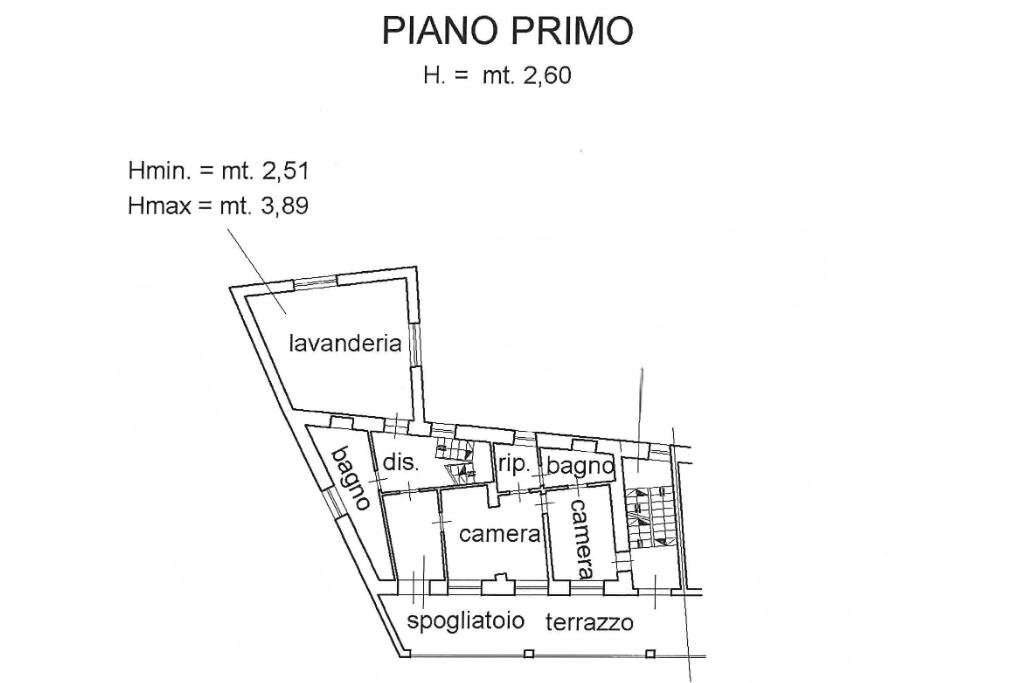 Villa Via S. Martino, Castellamonte - planimetria 1