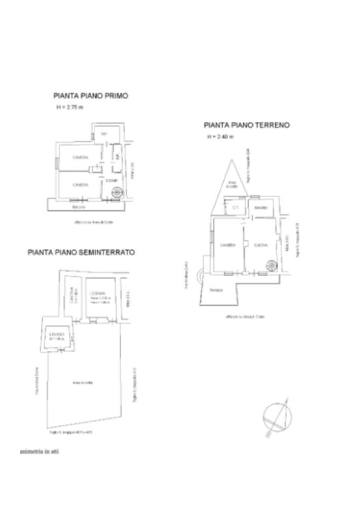 Casa semi indipendente Via A .Doria, San Pietro Val Lemina - planimetria 1