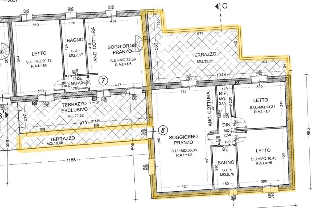 Trilocale via XXIV maggio, Campegine - planimetria 1
