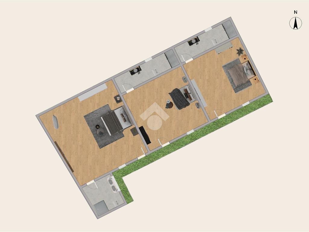 Casa indipendente Via della Parrocchia, Rifreddo - planimetria 1