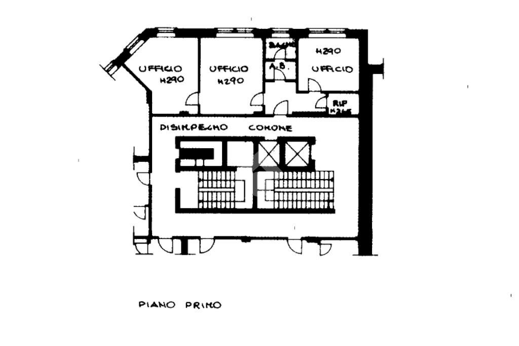 Ufficio via Roma, Sant'Ilario d'Enza - planimetria 1