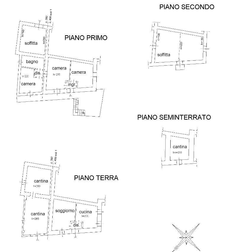 Casa indipendente Frazione Sptumian 96, Chambave - planimetria 1