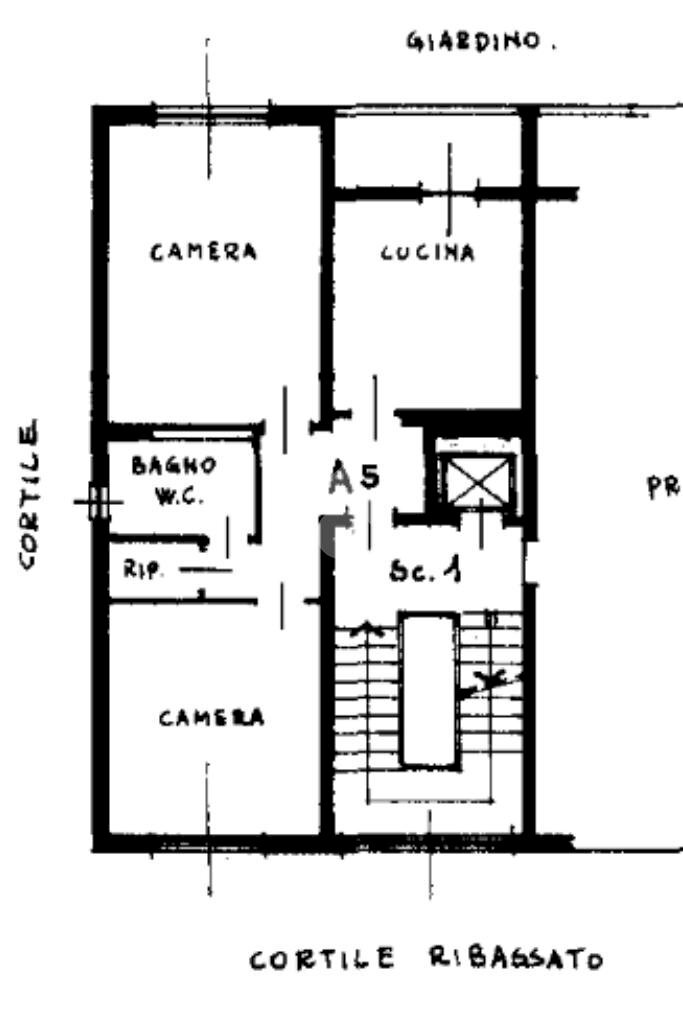 Trilocale Via aldo moro, Beinasco - planimetria 1