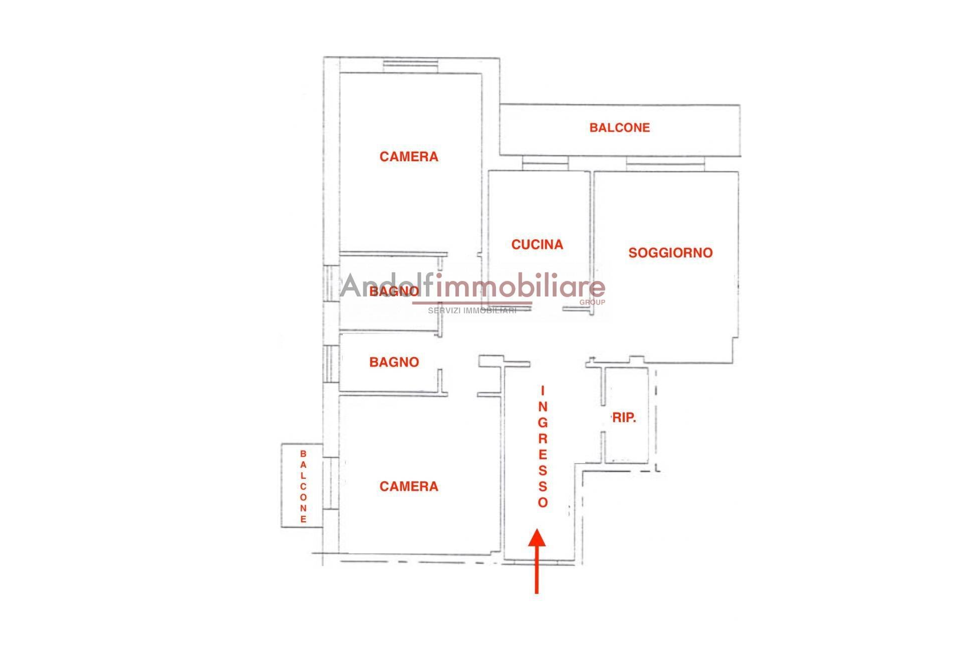 Foto 13 - Quadrilocale Via Della Repubblica
 
68, Itri - planimetria 1