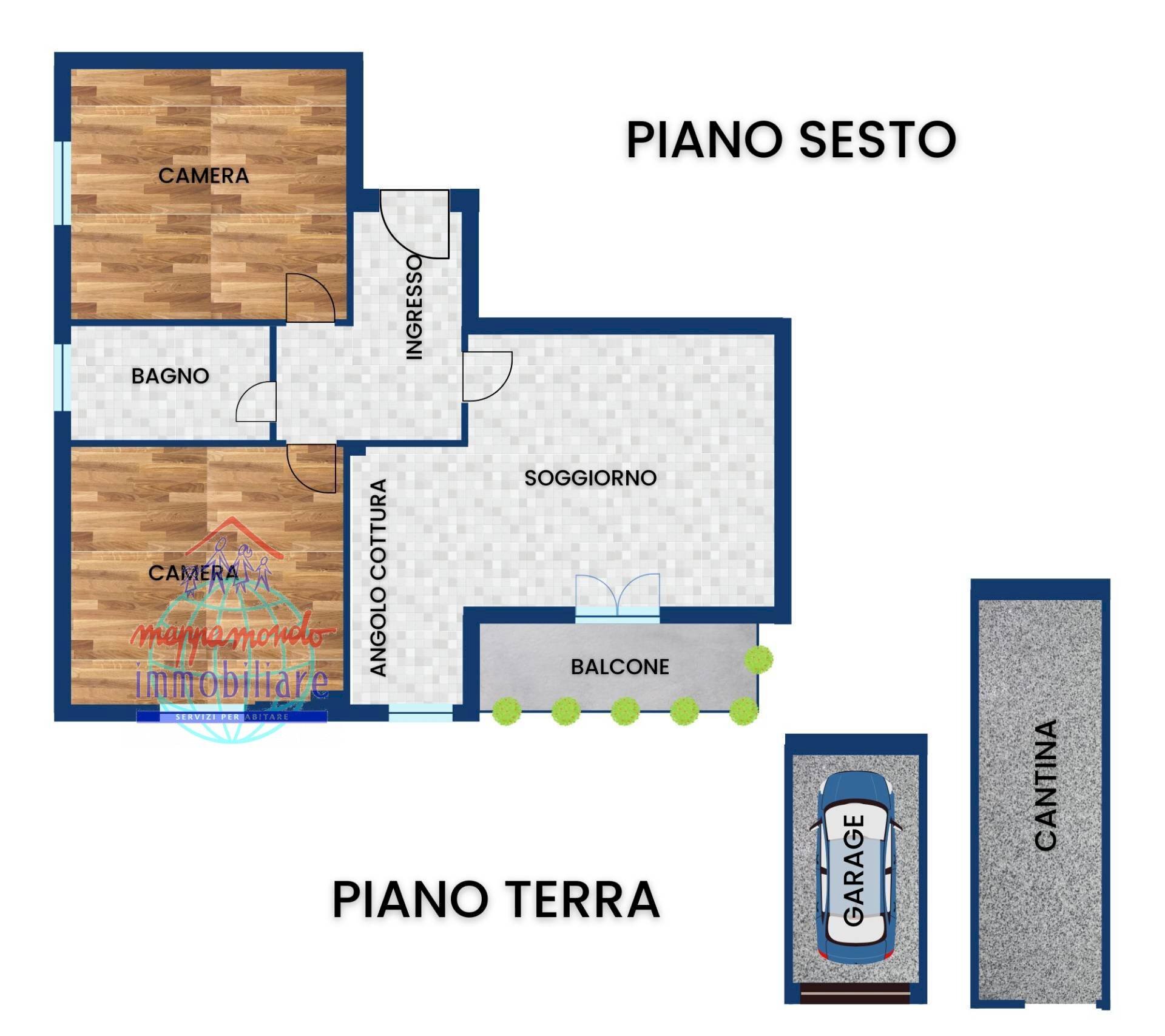 Foto 35 - Three-room apartment VIA LAVINO
 
21, Sala Bolognese - floor plans 1