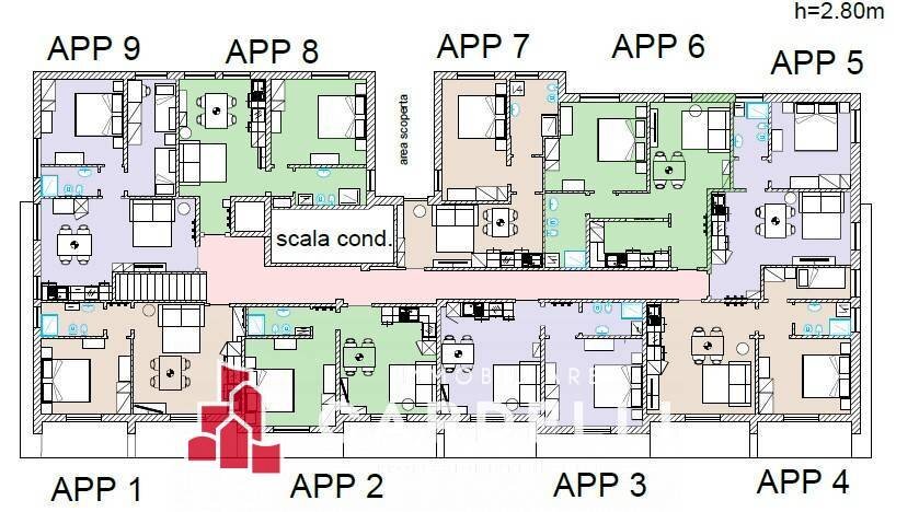 Foto 12 - Two-room apartment Via Trieste
 
25, Porto Sant'Elpidio - floor plans 1