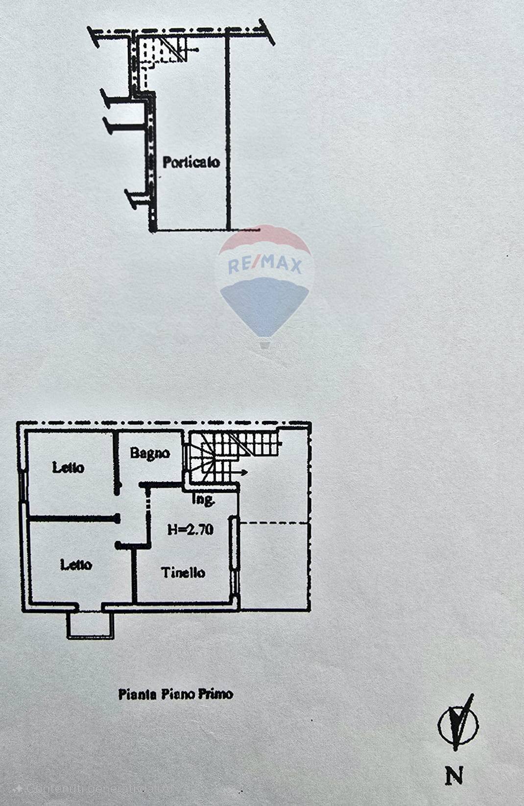 Pianta 2D - Semi-detached house Via Piave
 
50, Ortelle - floor plans 1
