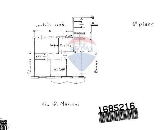 Pianta 2D - Attico via guglielmo marconi
 
33, Gravina di Catania - planimetria 1