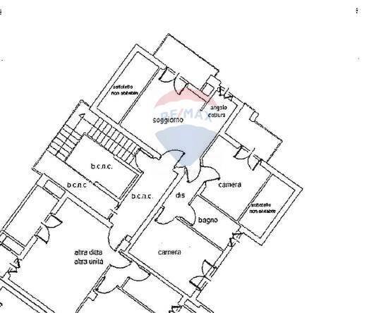 Pianta 2D - Three-room apartment Via Leonardo da vinci
 
13, Condove - floor plans 1