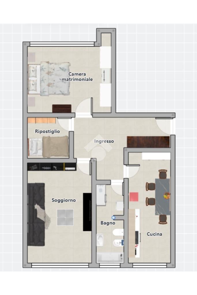 Three-room apartment Corso buenos aires, Chiavari - floor plans 1