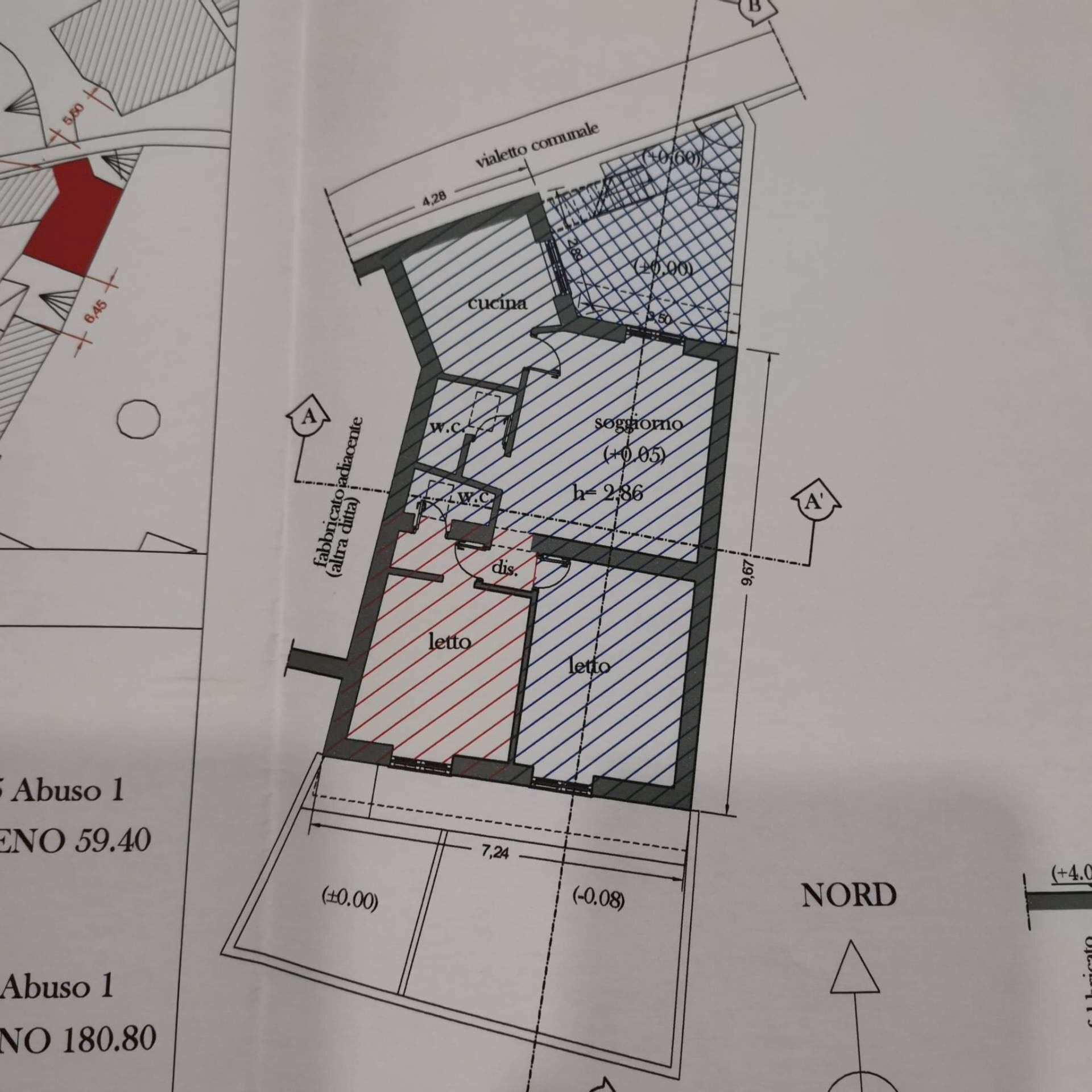 Foto 27 - Casa indipendente via spalatriello
 
1, Ischia - planimetria 1