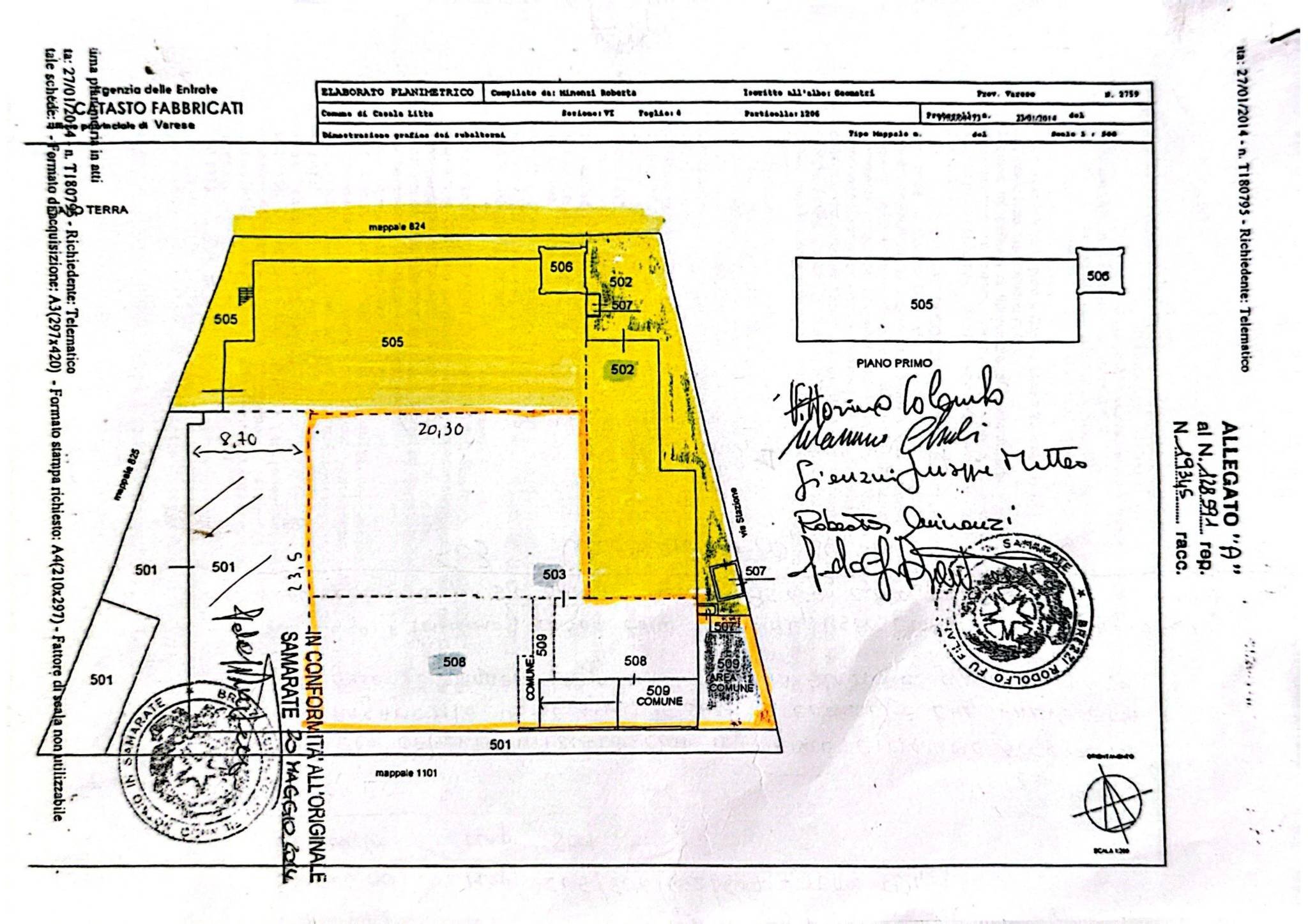 Capannone via Stazione, 1, Casale Litta - planimetria 1
