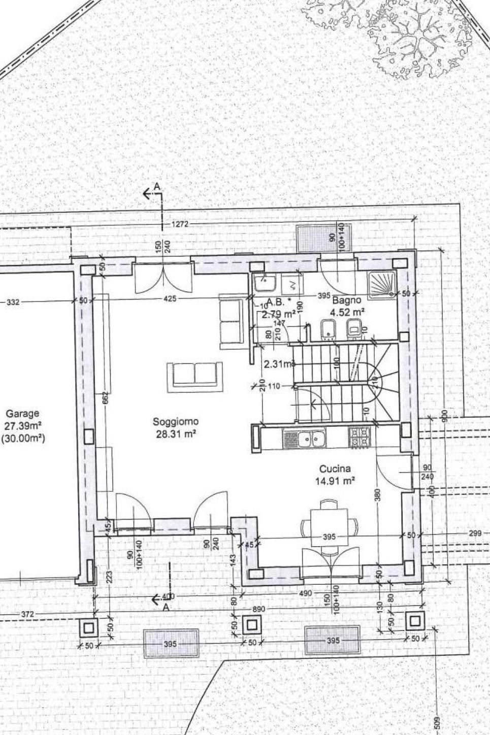 Villa via Don Antonio Zappino, 77, Carmagnola - planimetria 1