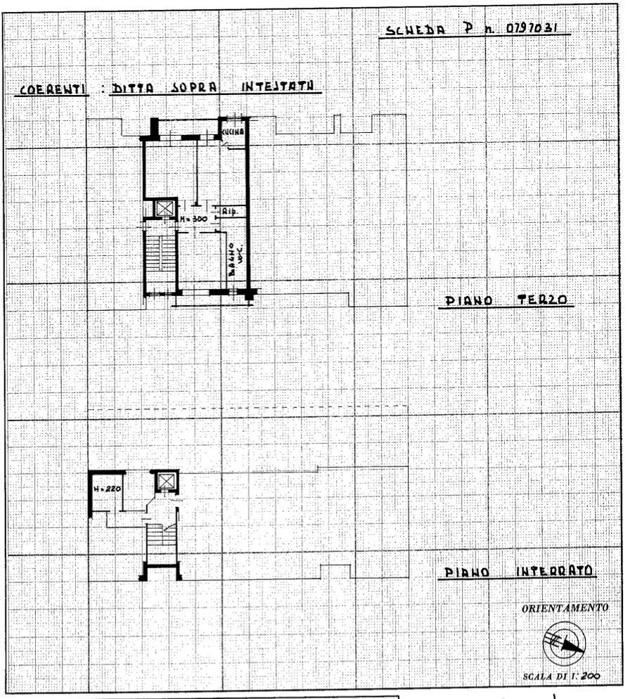 Three-room apartment via Piave, 37/a, Bra - floor plans 1