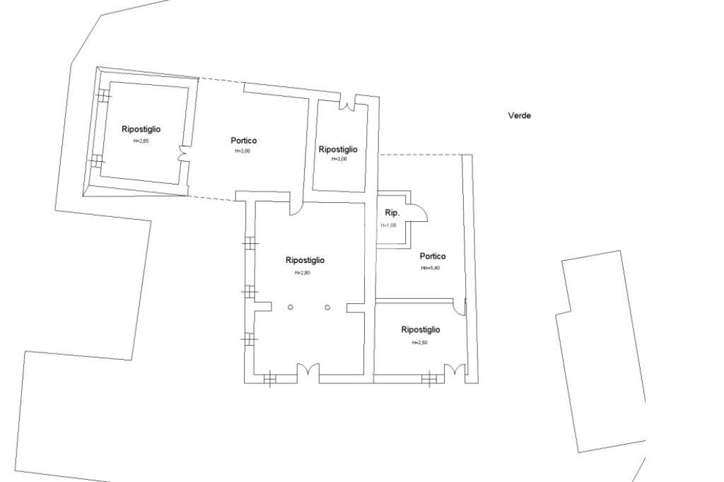 Casa indipendente Valle Di Castrignano, Langhirano - planimetria 1