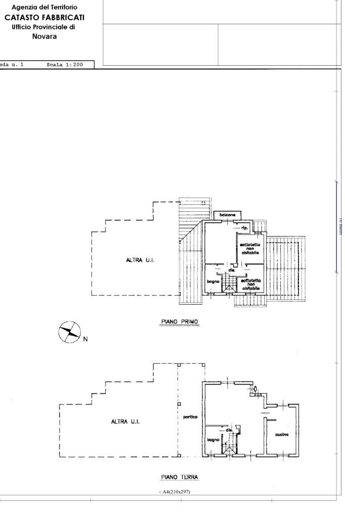 Villa Via Ramacci, Castelletto Sopra Ticino - planimetria 1