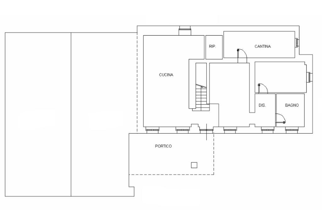 Three-family Villa Localita Motta Gastaldi, Cavallermaggiore - floor plans 1