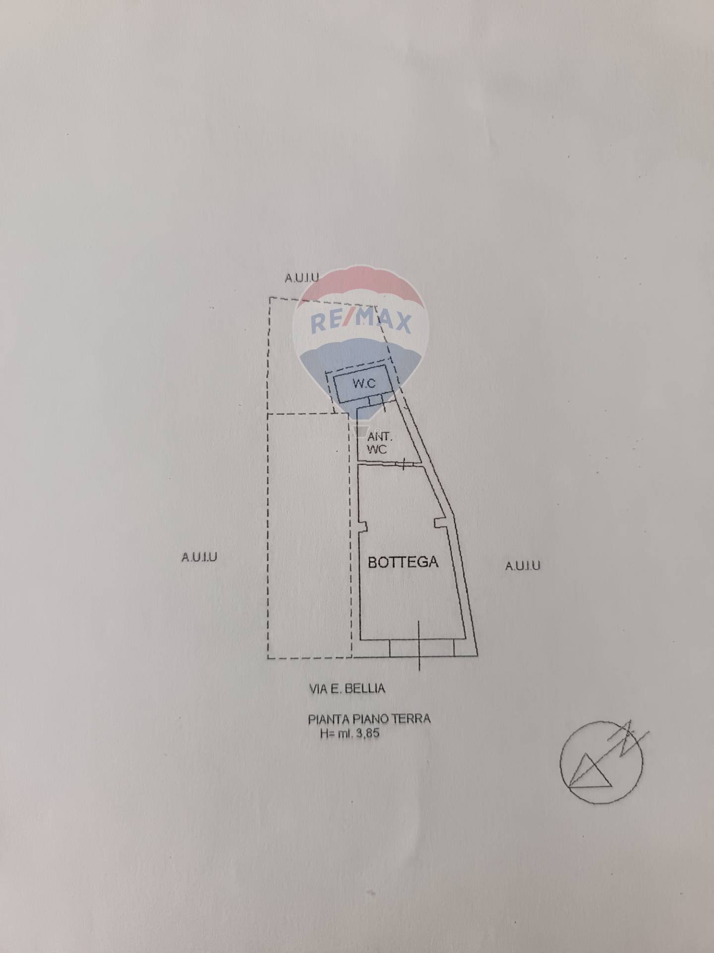Pianta 2D - Commercial Premises Via Emanuele Bellia
 
63, Paterno - floor plans 1