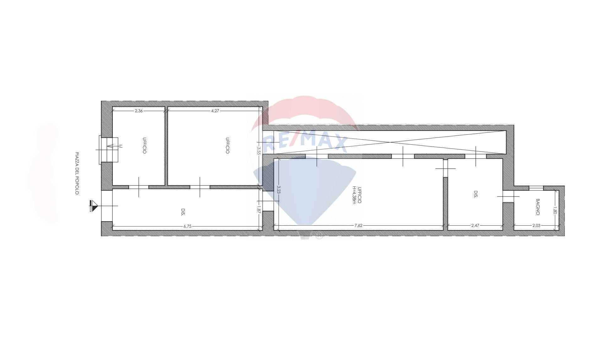 Pianta 2D - Independent house Piazza del Popolo
 
5, Floridia - floor plans 1
