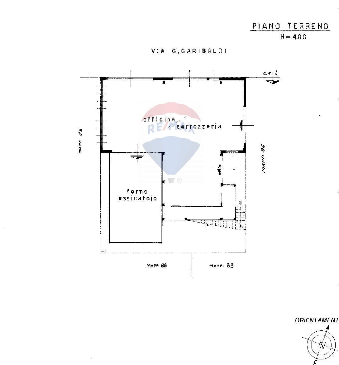 Planimetria - Capannone Via G. Garibaldi
 
1, Carpiano - planimetria 1