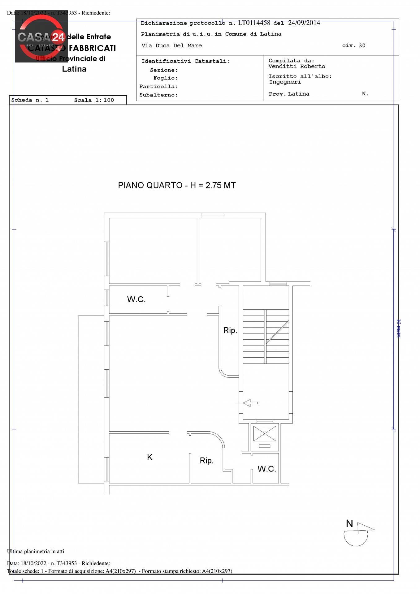Foto 33 - Apartment Via duca del Mare, Latina - floor plans 1