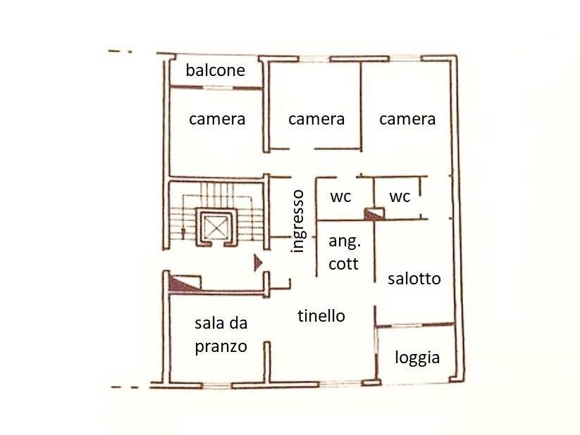 Foto 20 - Appartamento Via Romagnoli, Savona - planimetria 1
