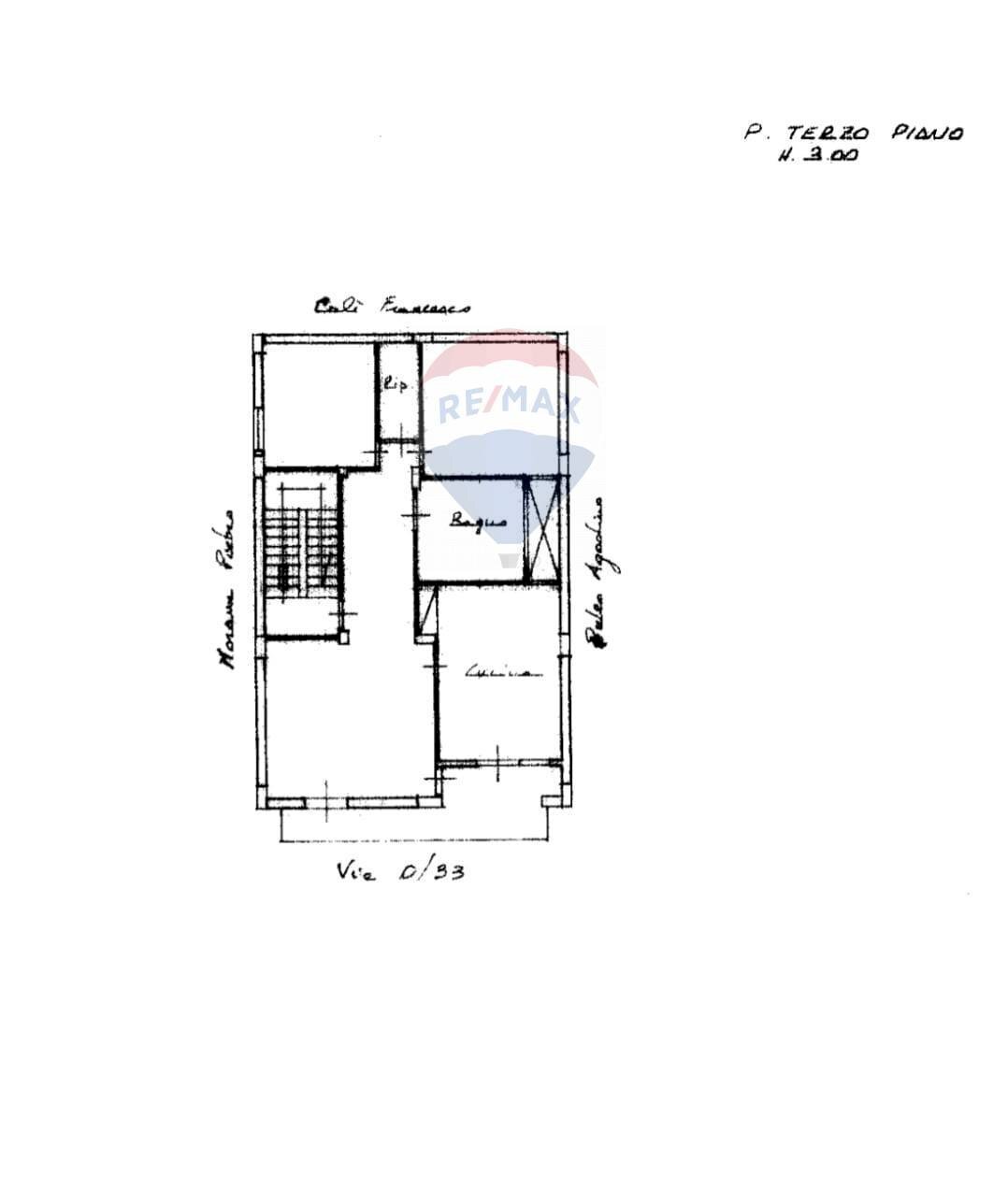 Pianta 2D - Quadrilocale via Tommaso Marinetti
 
48, Bagheria - planimetria 1