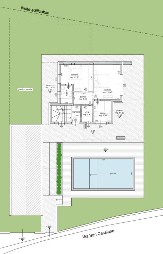Foto 24 - Villa via madonna, Moniga del Garda - floor plans 1