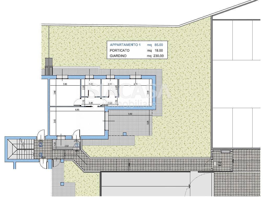 Foto 31 - Three-room apartment montevecchia via san Francesco
 
8, Montevecchia - floor plans 1