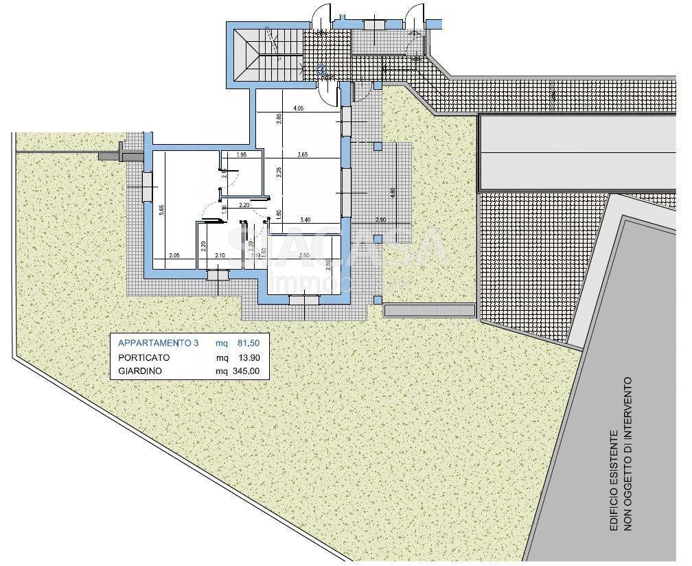 Foto 28 - Three-room apartment Via San Francesco
 
8, Montevecchia - floor plans 1