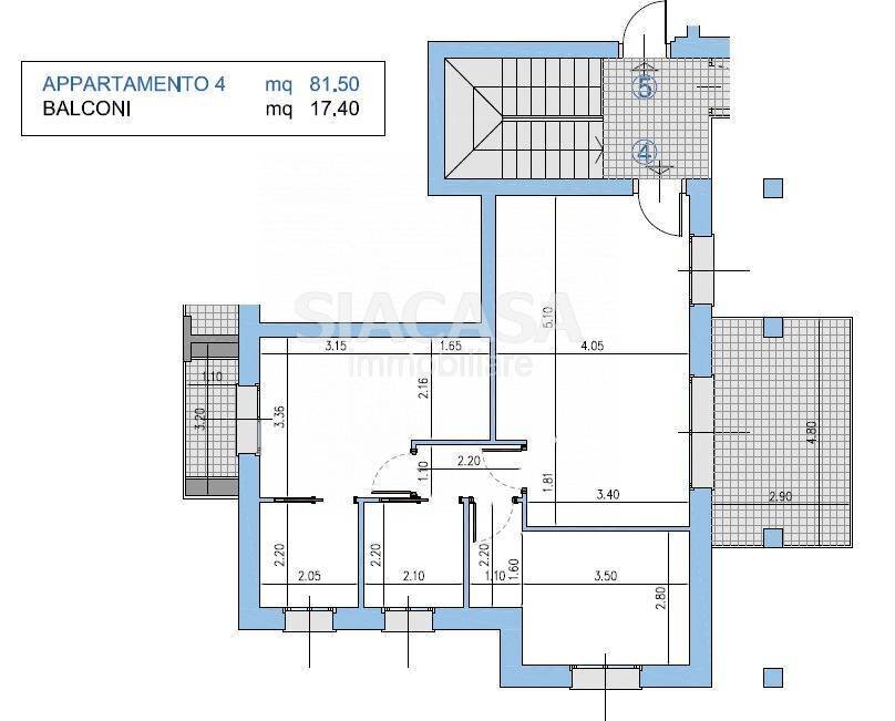 Foto 30 - Three-room apartment Via San Francesco
 
8, Montevecchia - floor plans 1