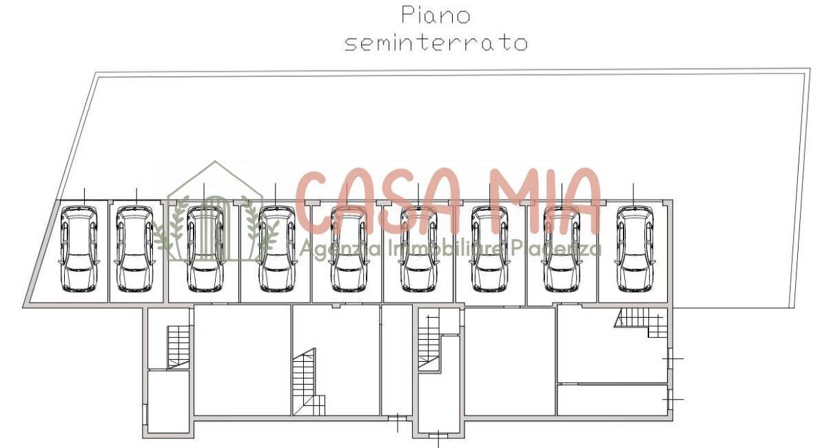 Foto 39 - Quadrilocale Via Unità d'italia, Rottofreno - planimetria 1
