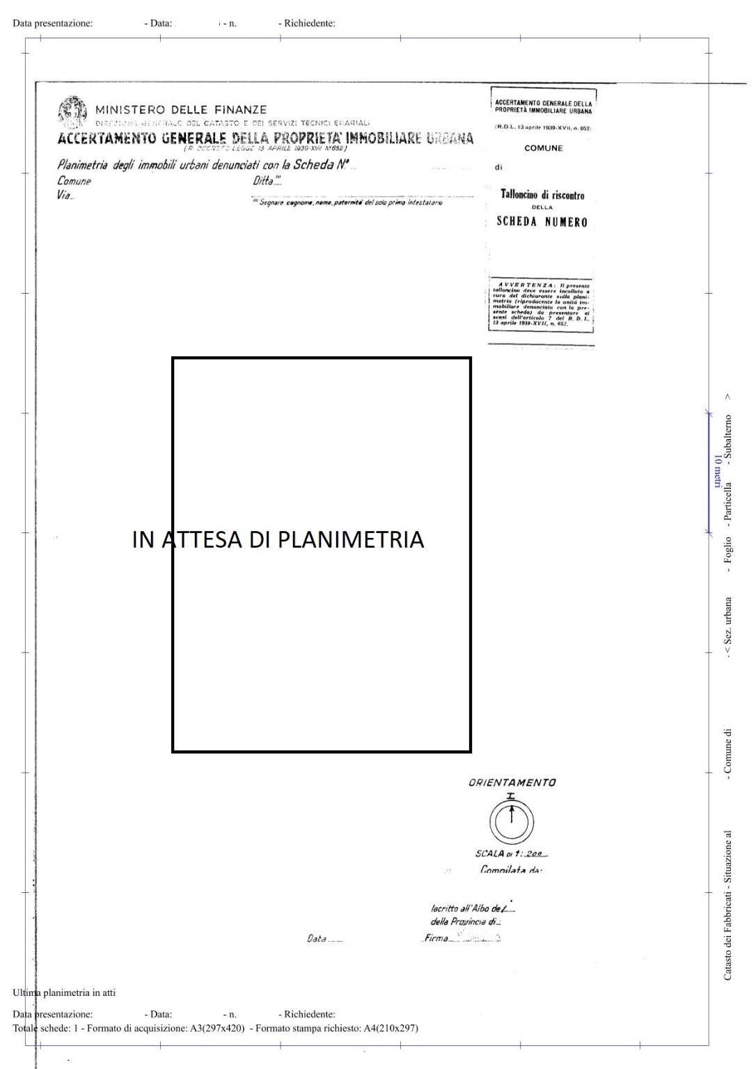 Ufficio viale dei Platani, Cercola - planimetria 1