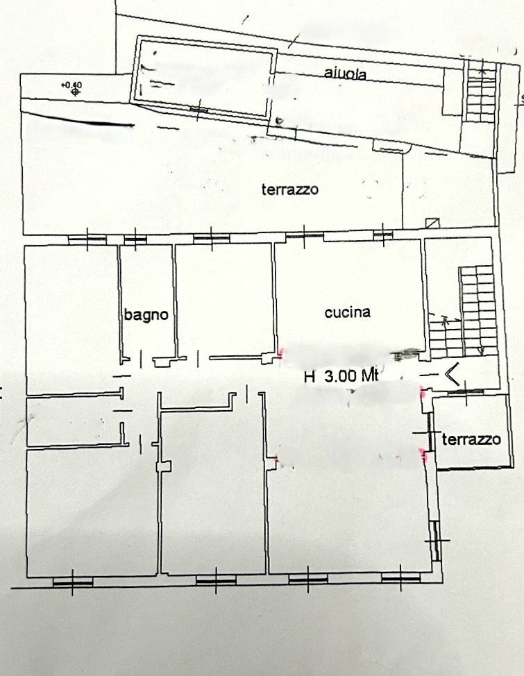 Apartment via Camillo Benso di Cavour, Recco - floor plans 1
