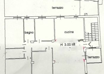 Planimetria - Appartamento via Camillo Benso di Cavour, Recco - foto 12