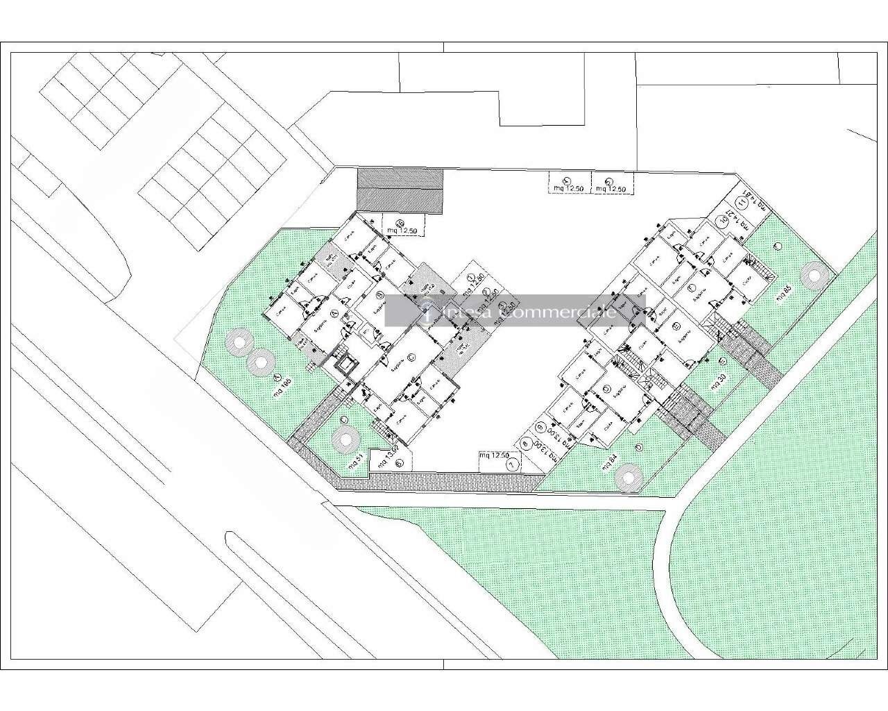 Planimentria d\'insieme - Trilocale Roncadelle - planimetria 1