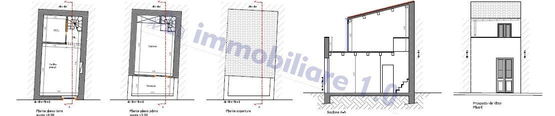 Independent house via Vittor Pisani, 1, Castellammare del Golfo - floor plans 1