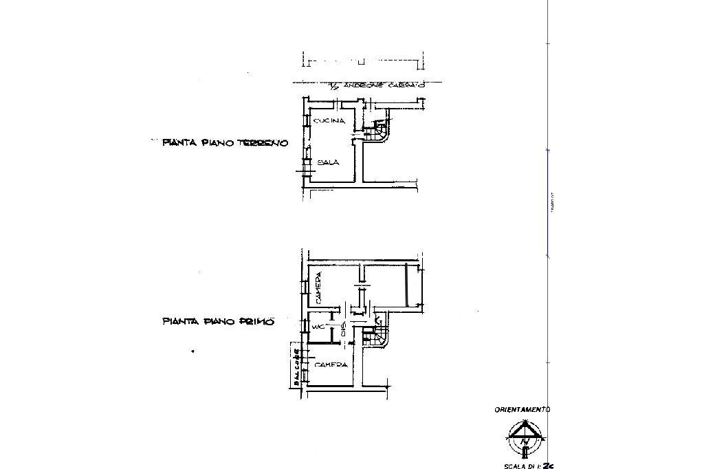 Rustic Via Umberto Primo, Perosa Canavese - floor plans 1