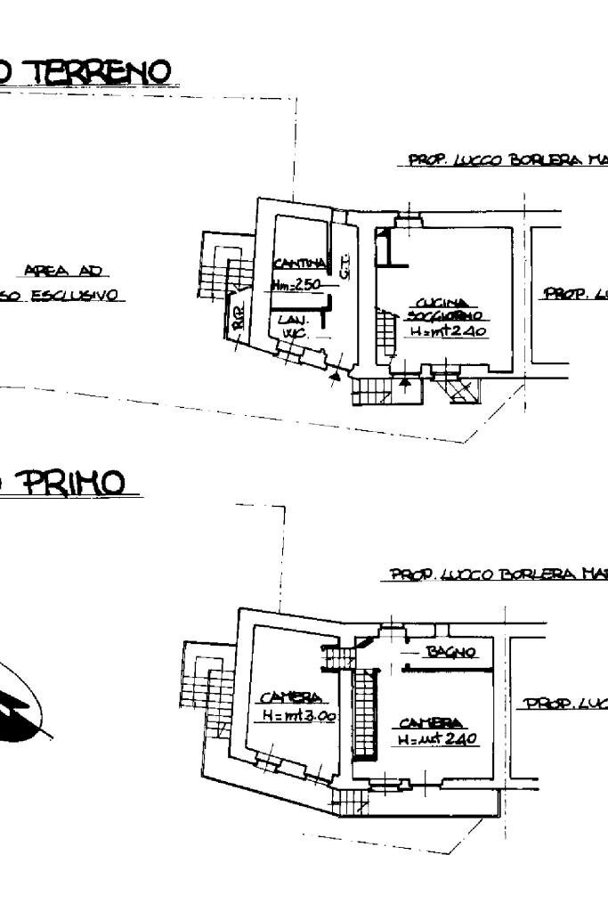 Casa semi indipendente Via Gablera, Val della Torre - planimetria 1