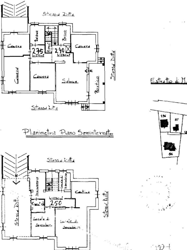 Villa Strada Serravalle, Novi Ligure - floor plans 1