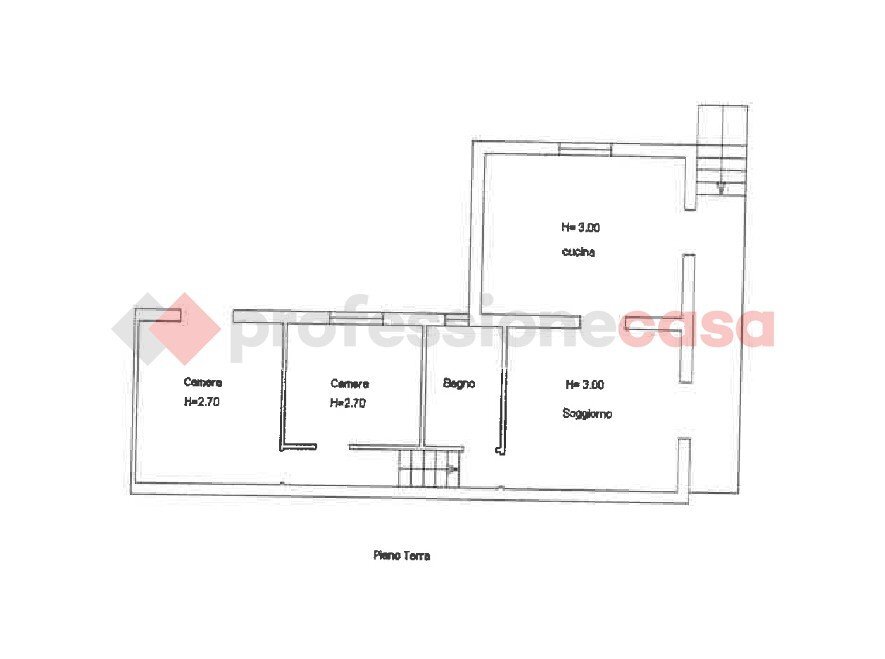 Casa indipendente via ceserio, Oleggio Castello - planimetria 1