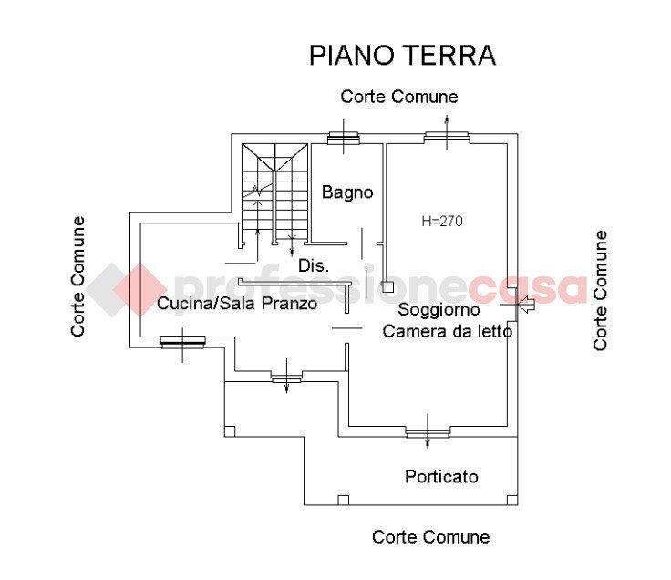 Villa via san marcello, Paruzzaro - planimetria 1