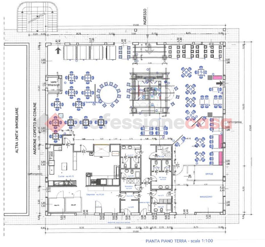 Stabile - Palazzo via Sempione, Castelletto Sopra Ticino - planimetria 1