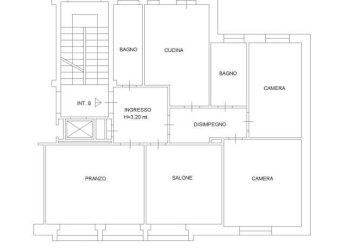 Planimetria - Appartamento via Tripolitania, Roma - foto 15