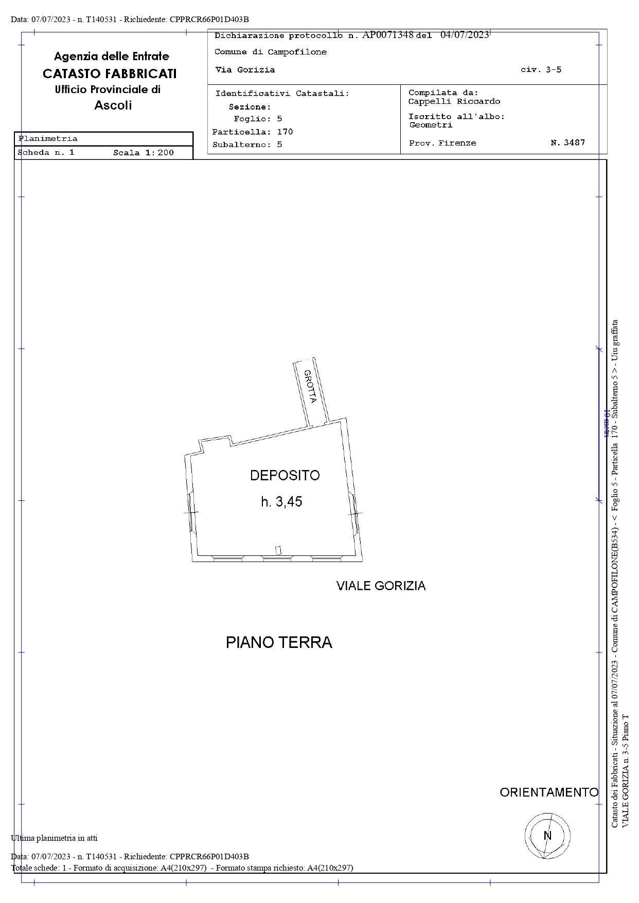 Foto 41 - Villa viale gorizia
 
1, Campofilone - planimetria 1